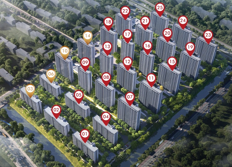 太湖朗郡沙盘图