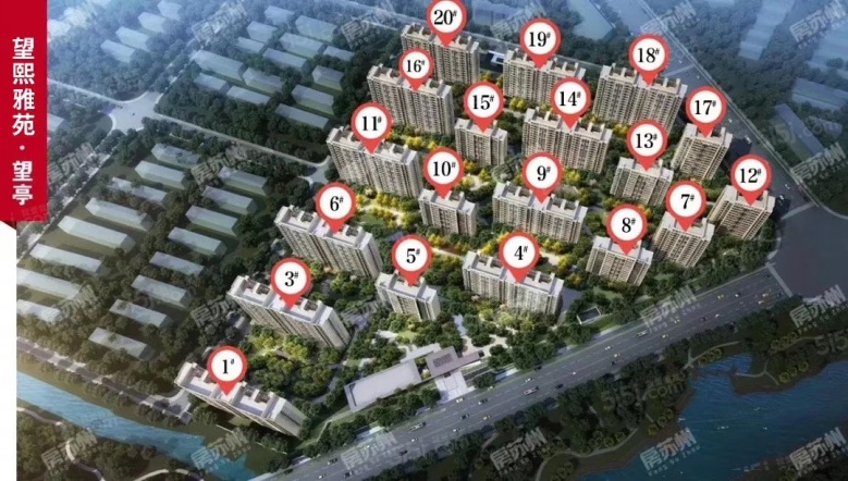 望熙雅苑沙盘图