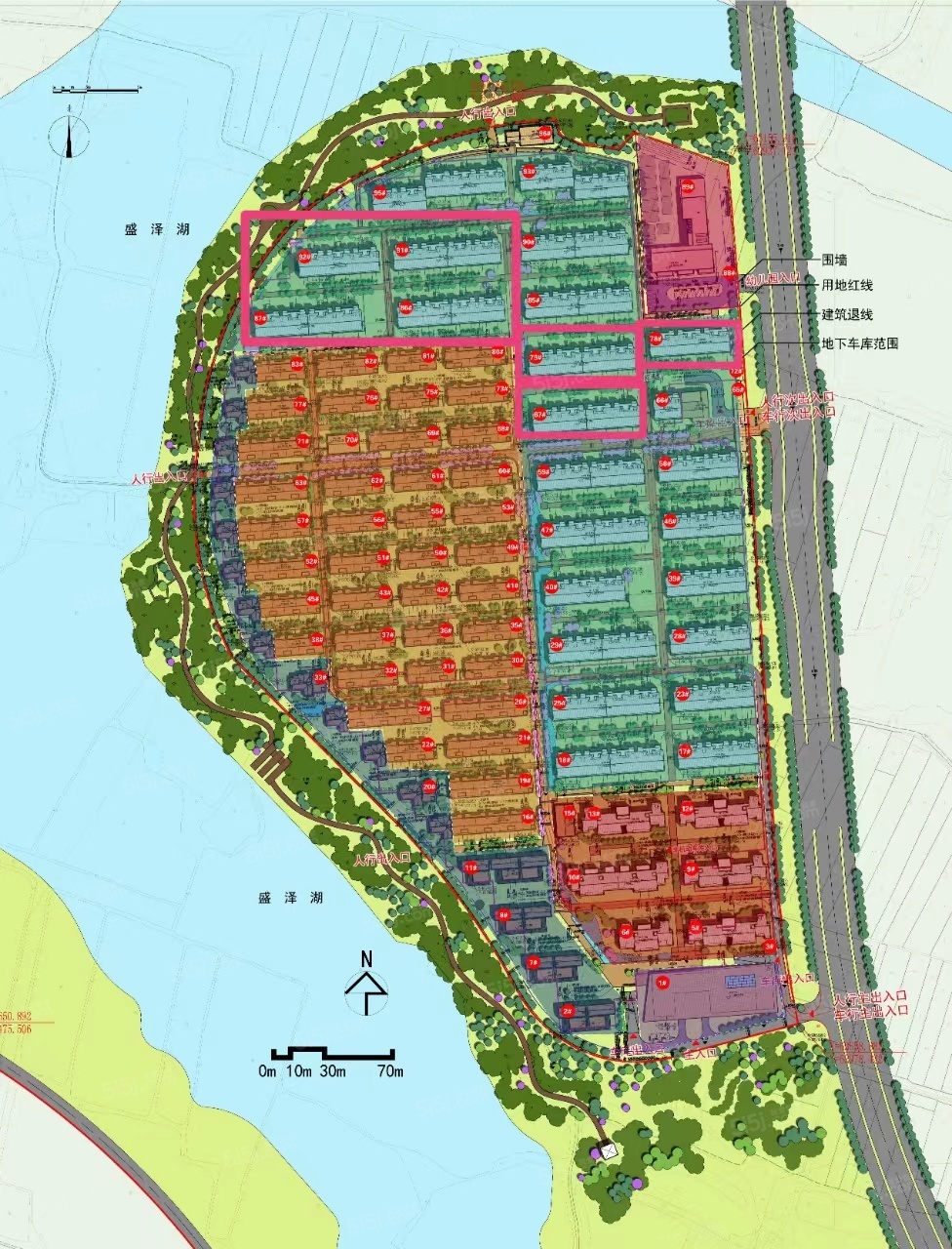 鲁能泰山9号沙盘图