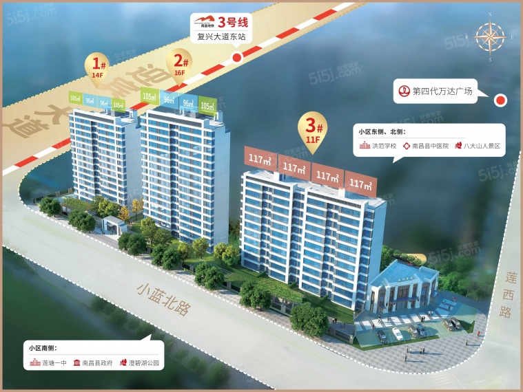 巨仁洪州学苑效果图