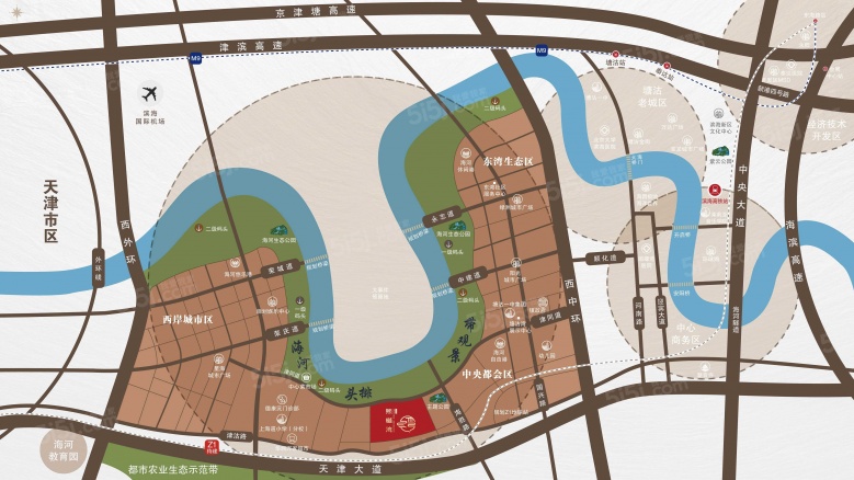 天地源熙樾湾区位图