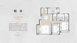 3室2厅2卫户型图
