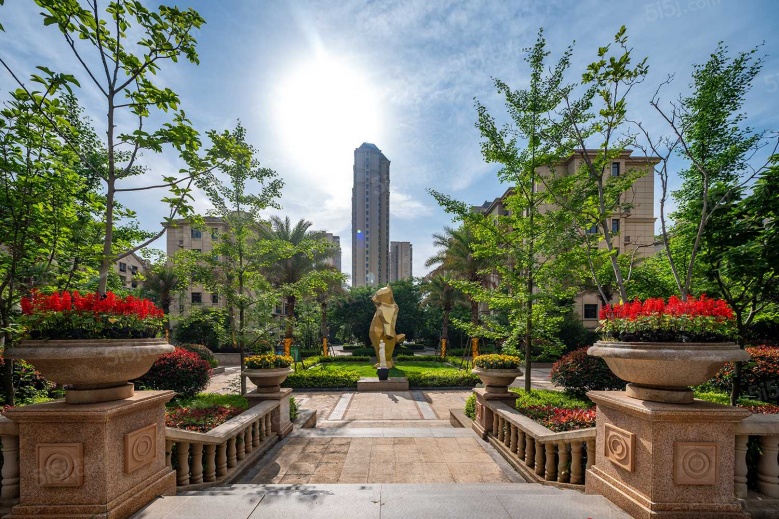 宏泰四季花城实景图