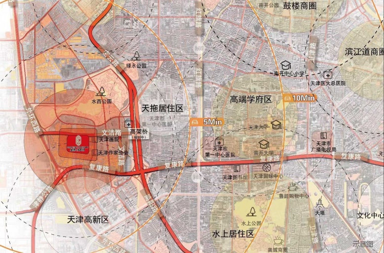 金地水西印区位图