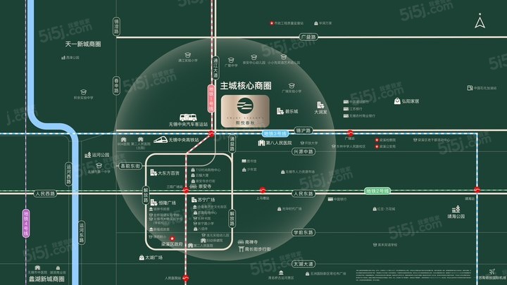 熙悦春秋区位图