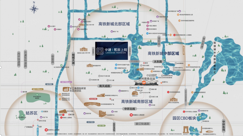 中建熙辰上院区位图