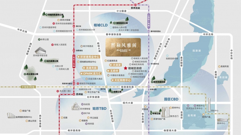 熙和风雅阁区位图