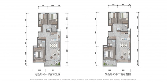 3室2厅2卫户型详情