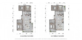3室2厅2卫户型图
