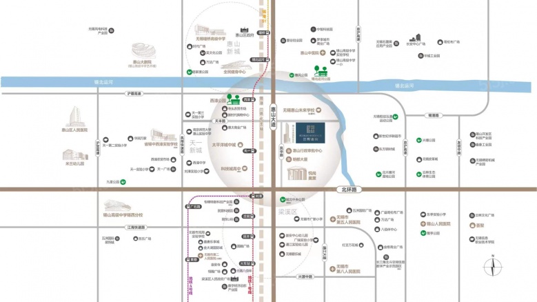 熙惠府区位图