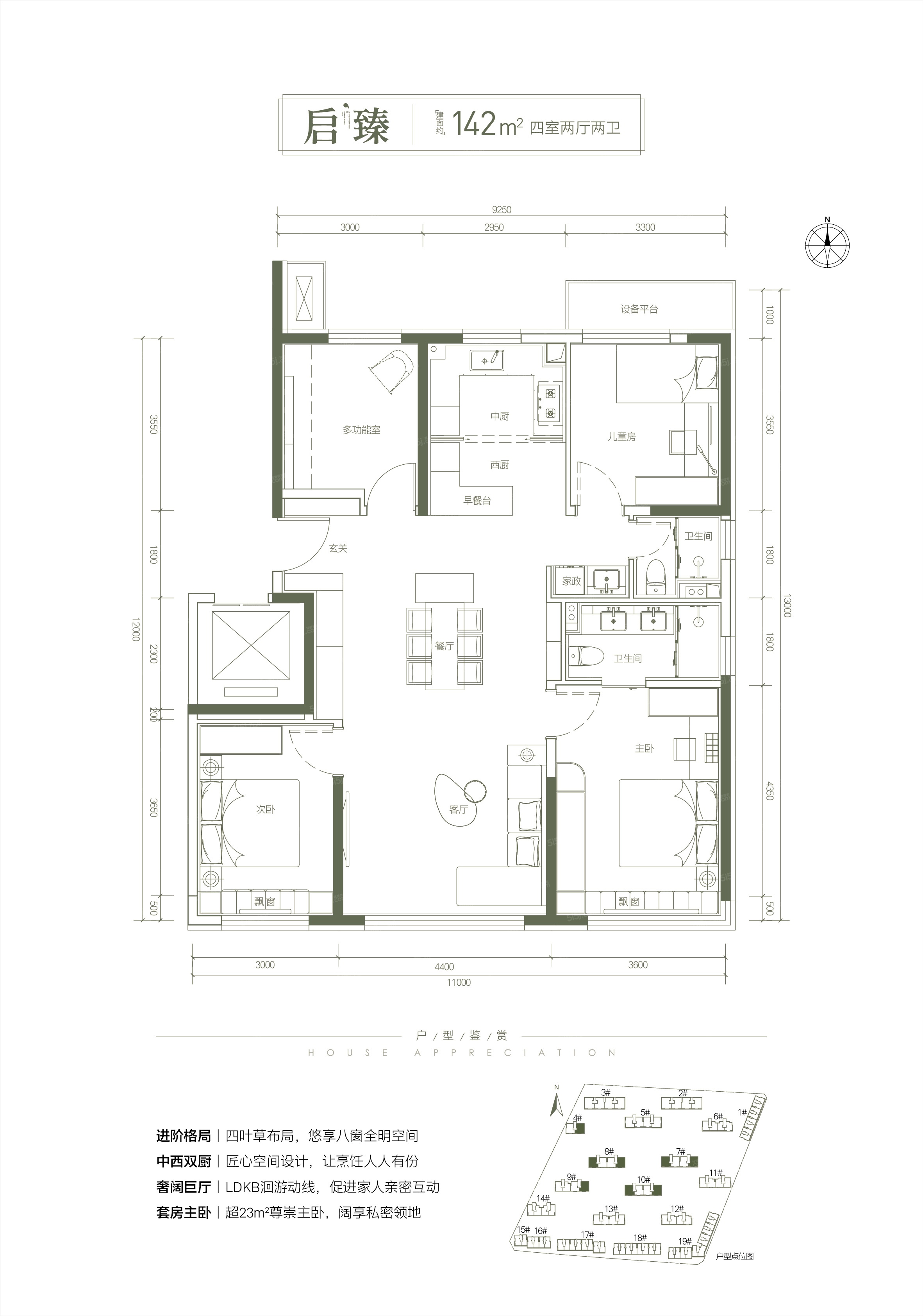 中建御璟星城元启4室2厅2卫