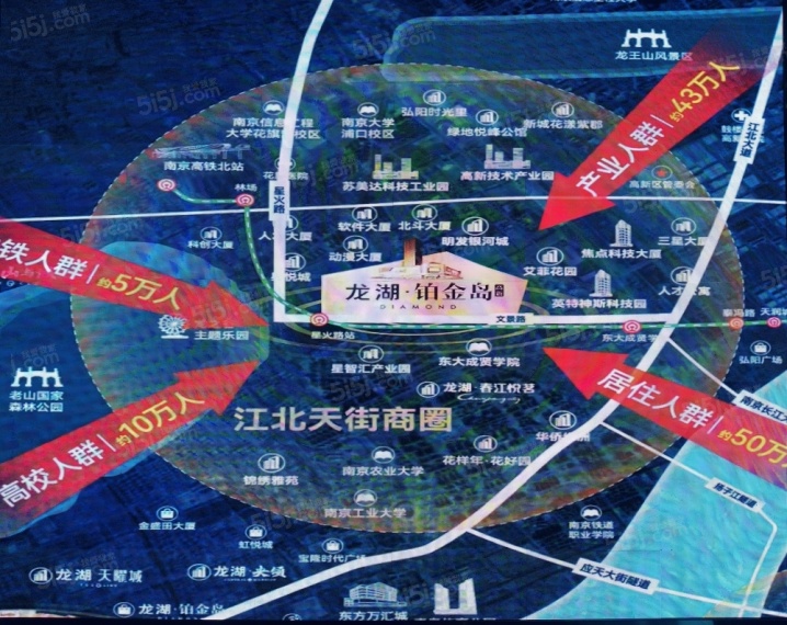龙湖北宸星座区位图