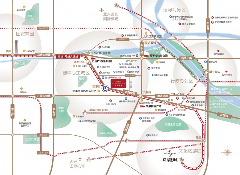 复兴华府区位图