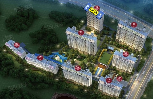 星叶瑜憬尚府人才房效果图