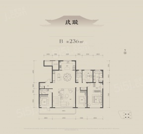 中海長安玖章4室2厅3卫