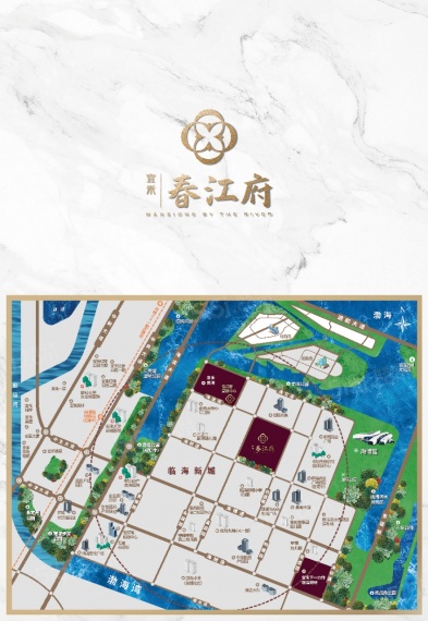宜禾春江府区位图