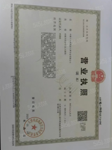 中国铁建滨海云帆开发商营业执照