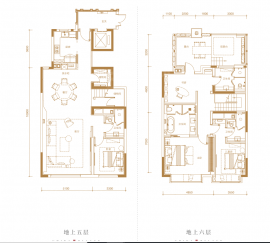 4室2厅4卫户型图