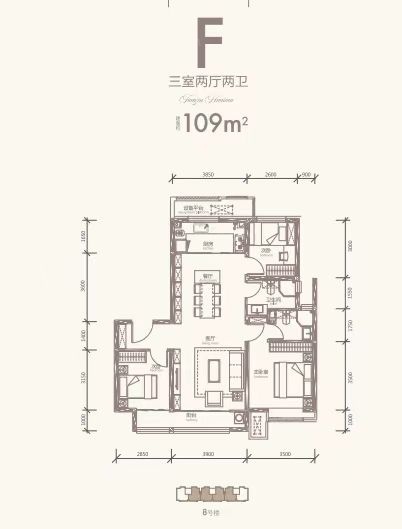 华勘.鈺府3室2厅2卫