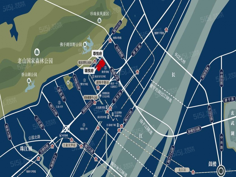 通宇尊悦府区位图