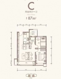 华勘.鈺府2室2厅1卫