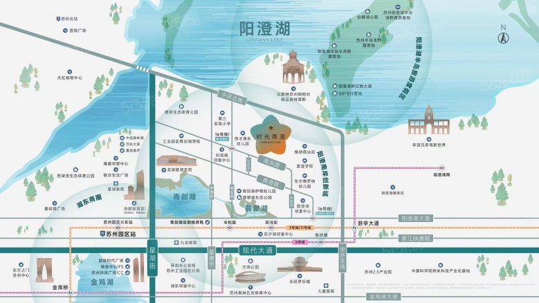 时光青澄区位图