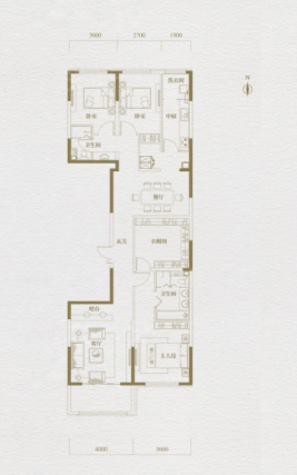 3室2厅2卫户型详情
