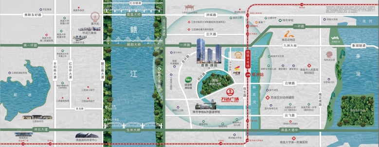 凤起朝阳区位图