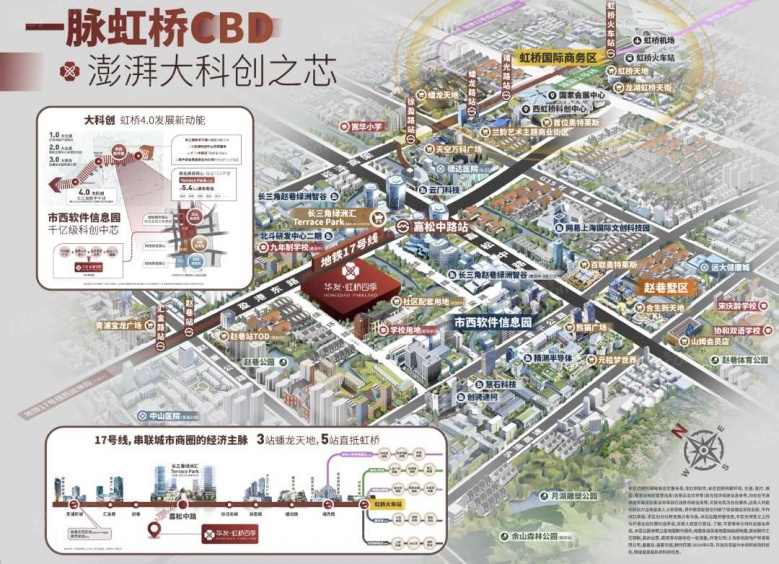 华发虹桥四季区位图