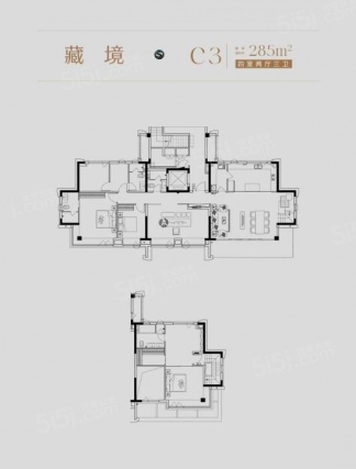 4室2厅3卫户型详情
