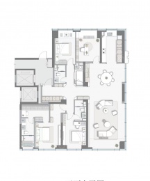 4室2厅3卫户型图