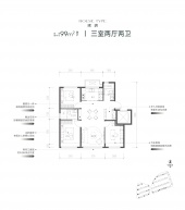 保利建工嘉华天珺3室2厅2卫