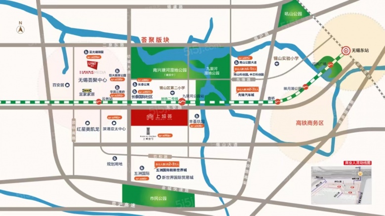 上城壹号区位图