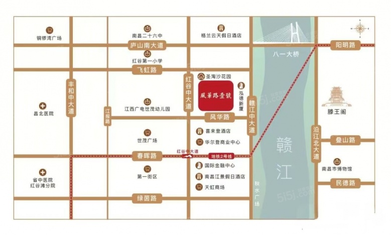 风华路壹号区位图