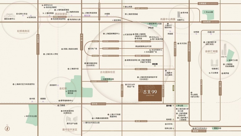 古北99区位图