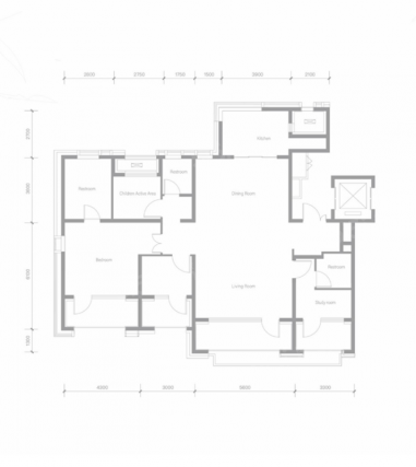 4室2厅3卫户型详情