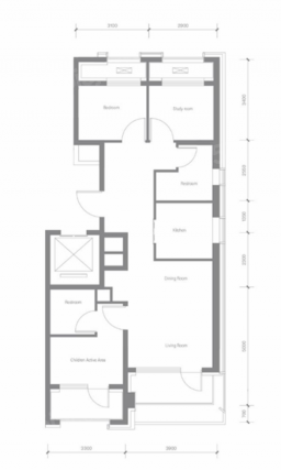 3室2厅2卫户型详情