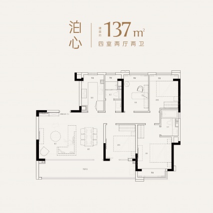 4室2厅2卫户型详情