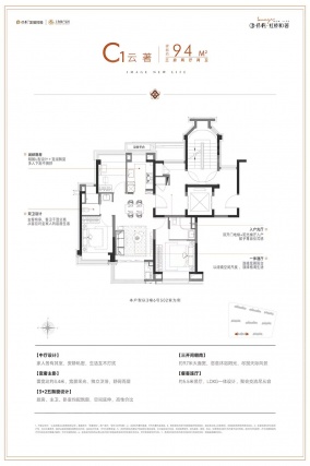 3室2厅2卫户型详情