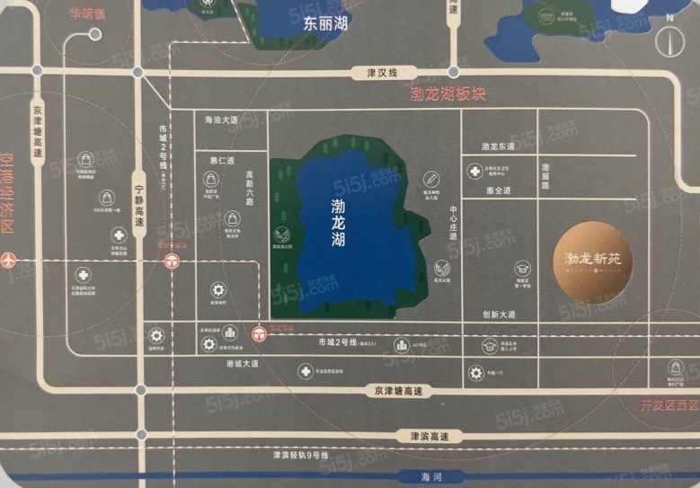 渤龙北苑区位图