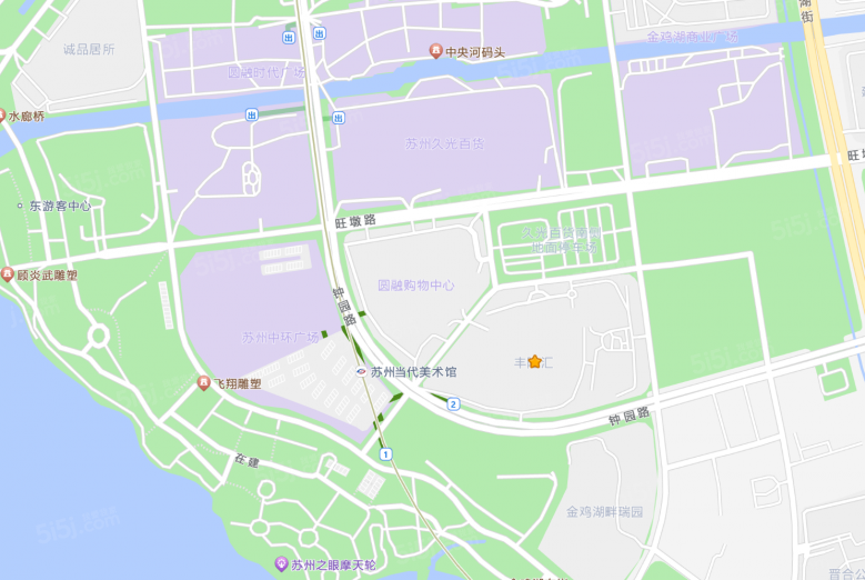 丰隆城市中心区位图