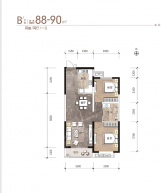金泰苑住宅小区2室2厅1卫