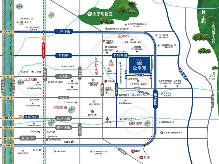 金泰苑住宅小区区位图