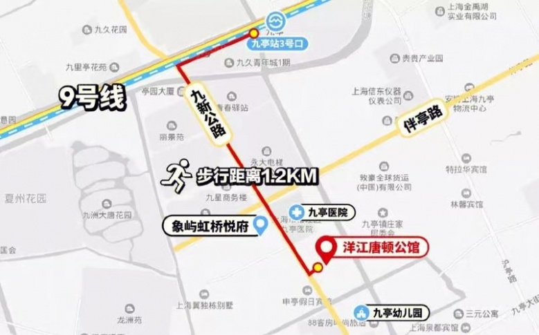 洋江唐顿公馆区位图