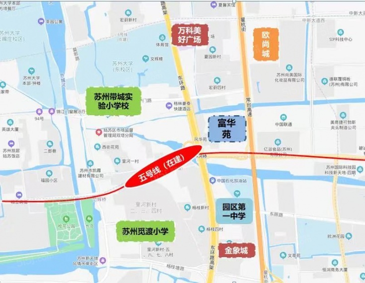 富华苑区位图