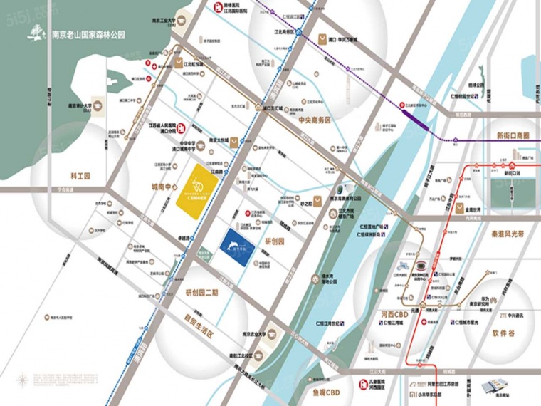 仁恒城市星皓区位图