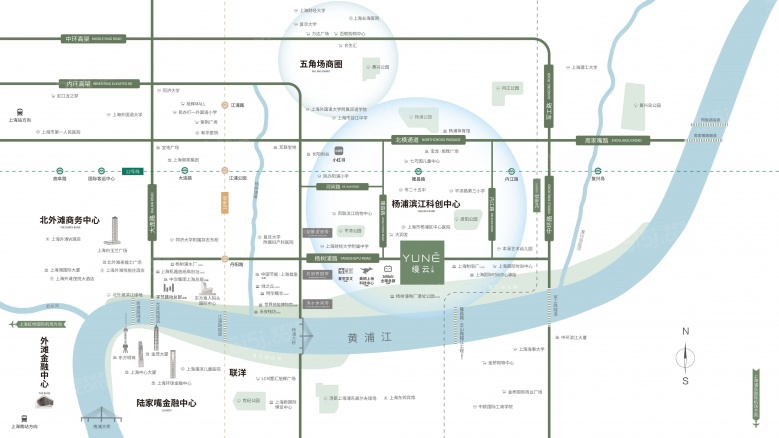 缦云上海区位图