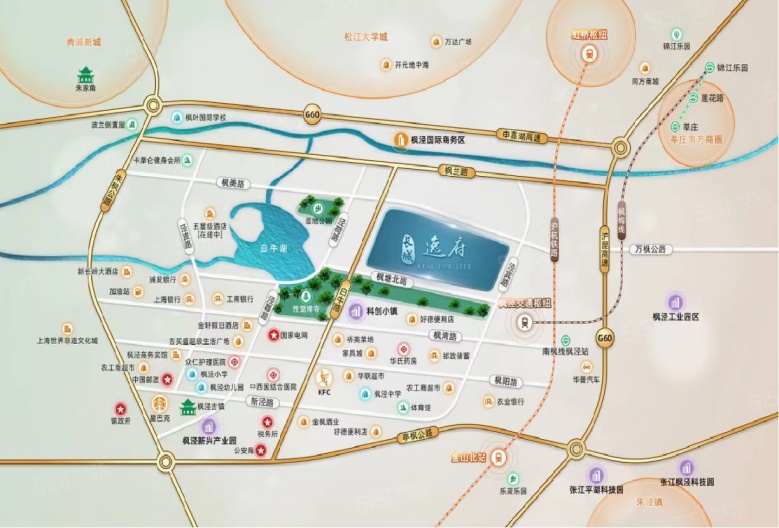 长城逸府区位图