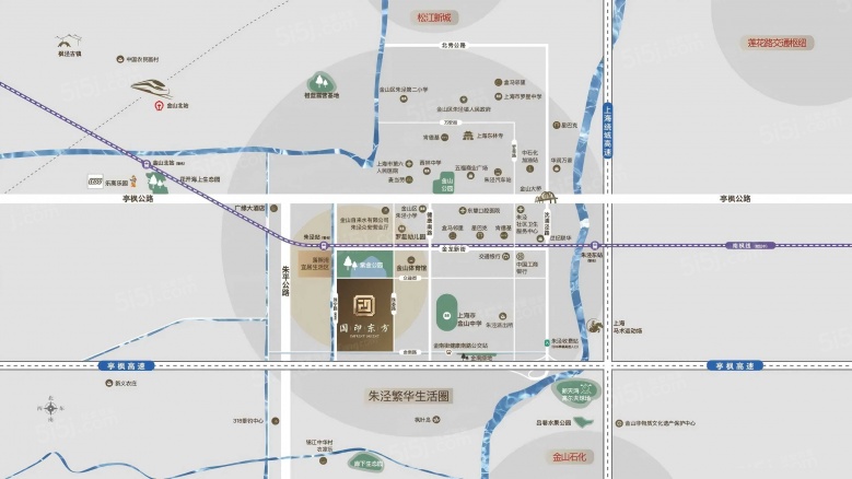 国印东方区位图