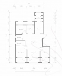 4室2厅2卫户型图